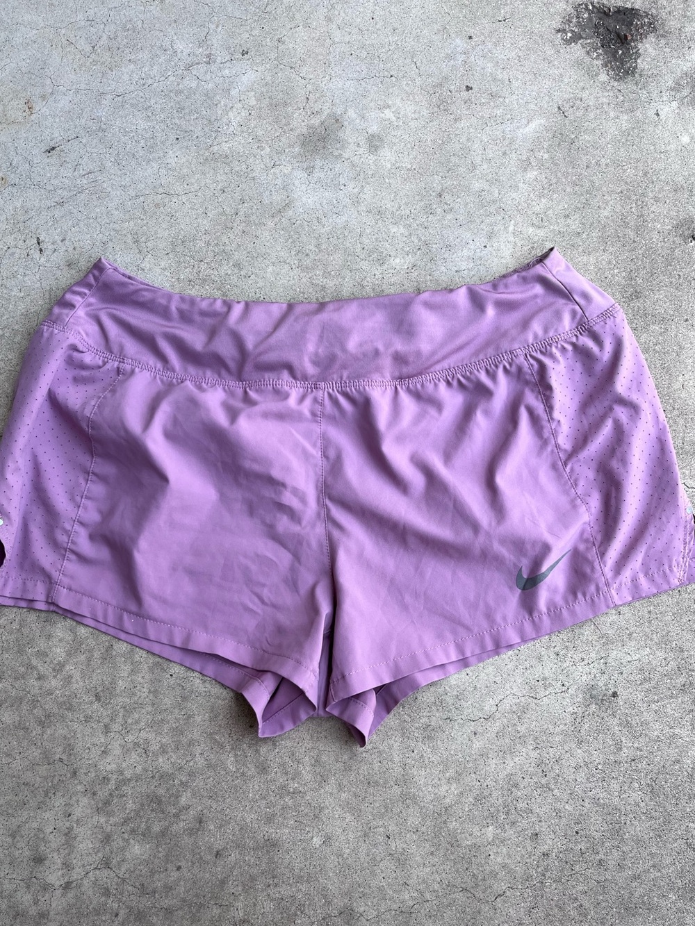 Nike Women’s Lavender Athletic Running Shorts